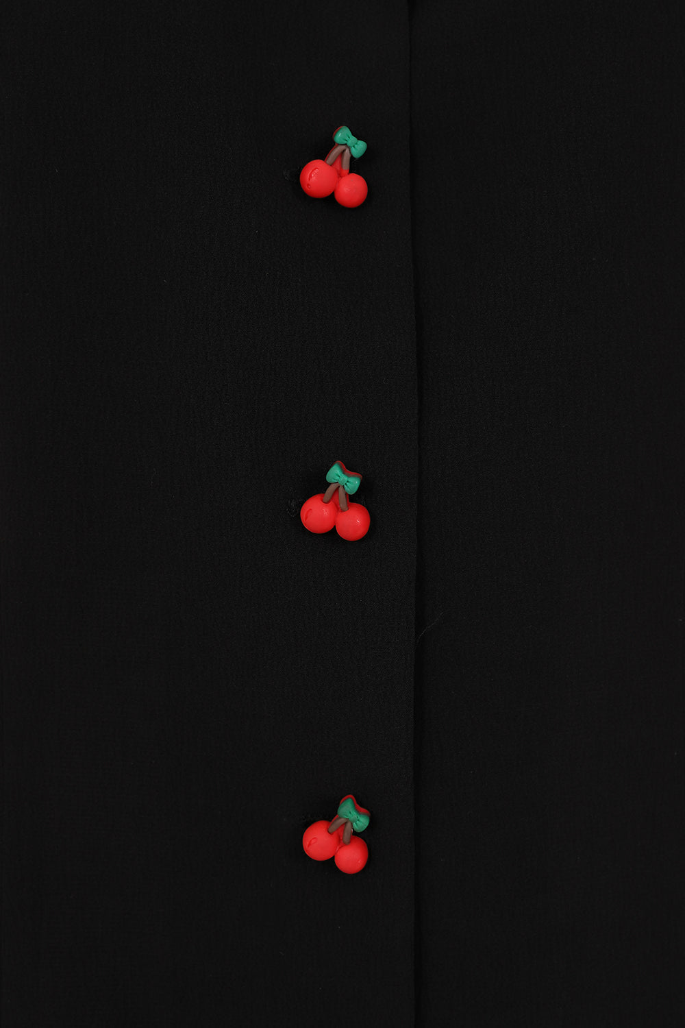 Cherry Pie Blouse in Black