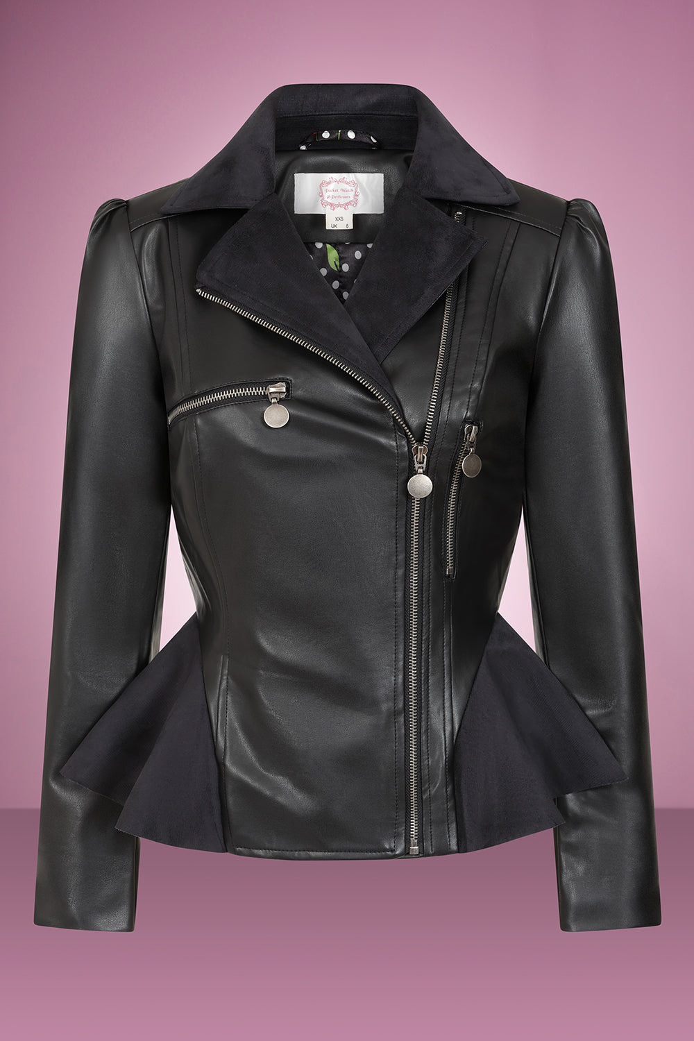 Rizzo Jacket with Cherry Lining