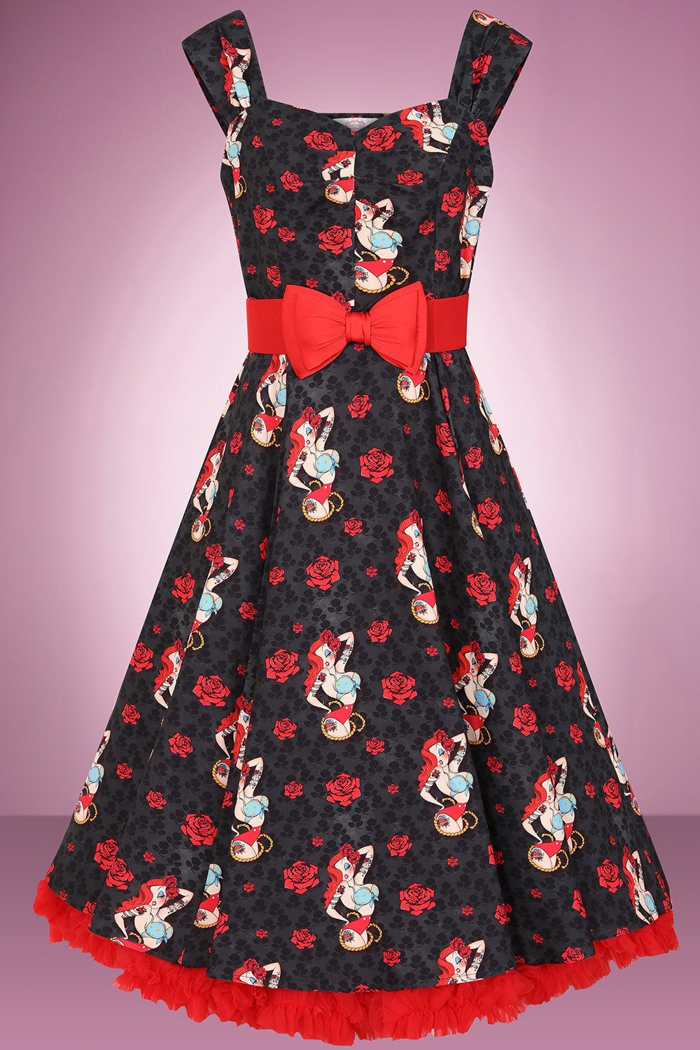 jessica rabbit dress in black Jessica Rabbit Swing Dress – Pocket Watch and Petticoats