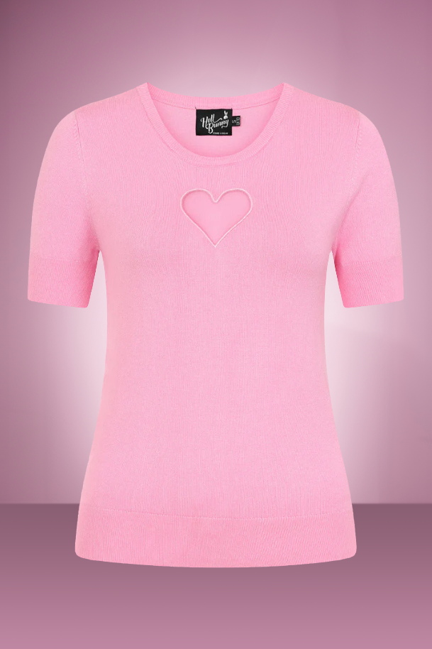 Pink Abbie Heart Top