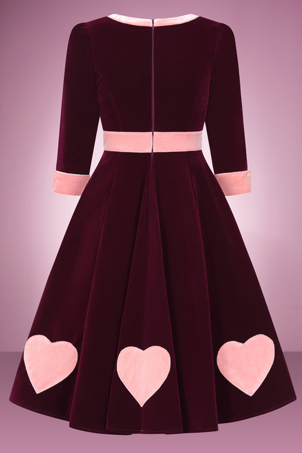 Cheshire Swing Dress Full Body Product Photo Rear