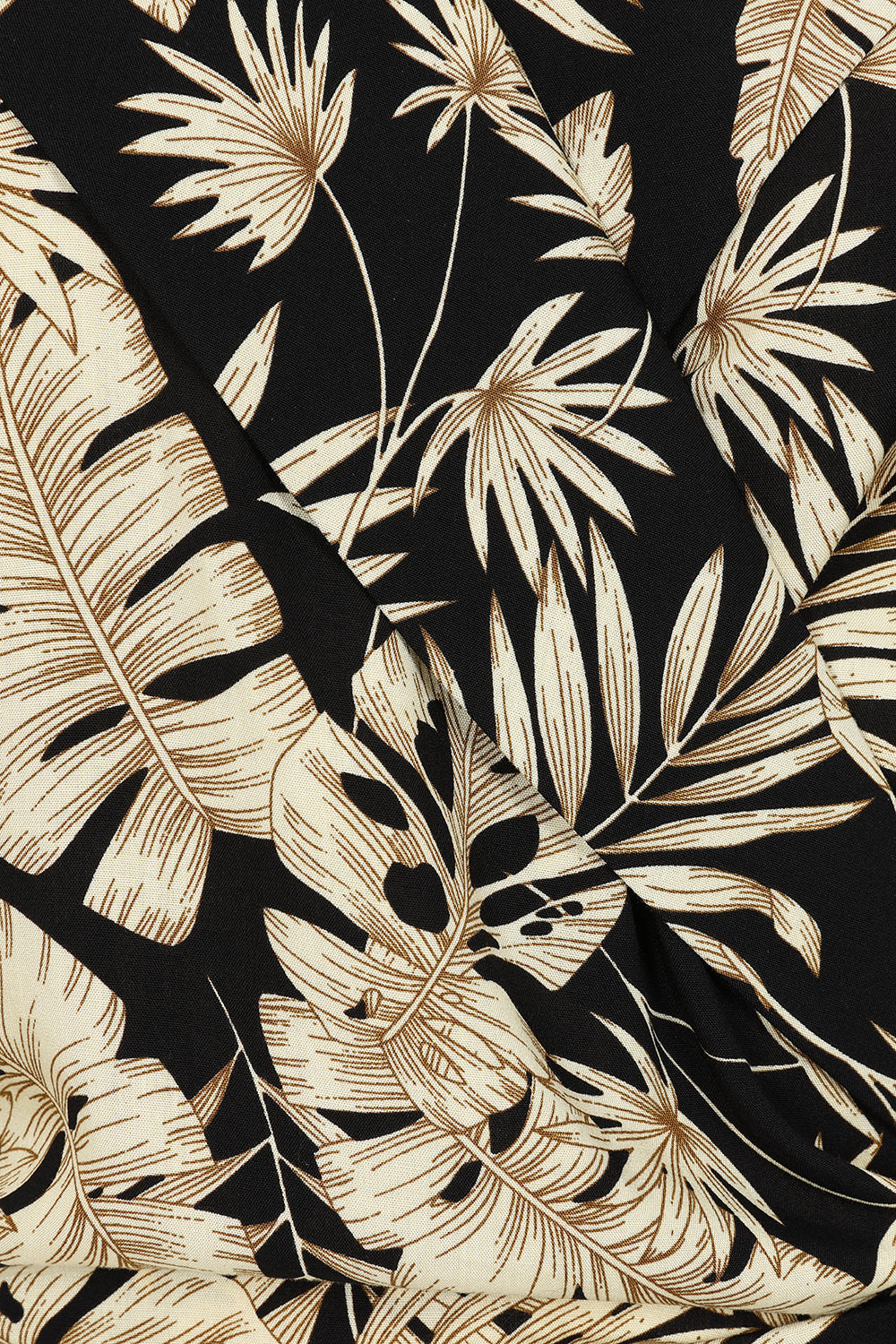 Tiki Tallulah Wrap Blouse in Black