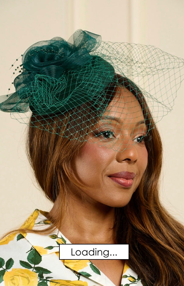 Green Bloom Fascinator