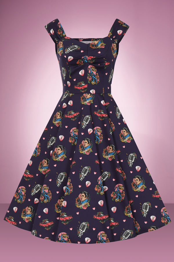 All Shook Up Swing Dress off Model Product Shot