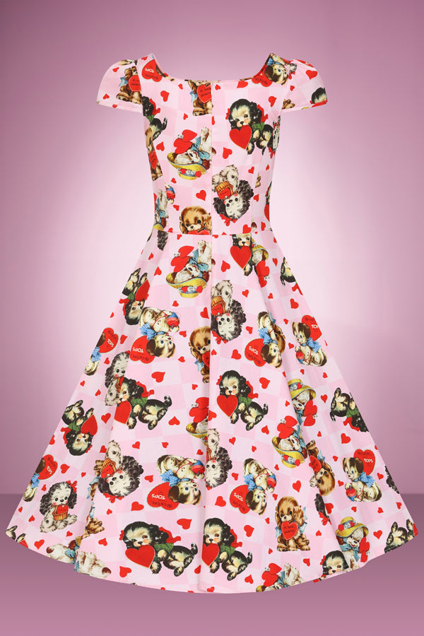 Puppy Perfect Swing Dress