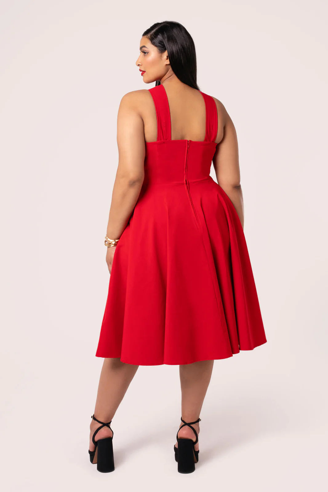 Gina G Swing Dress in Red