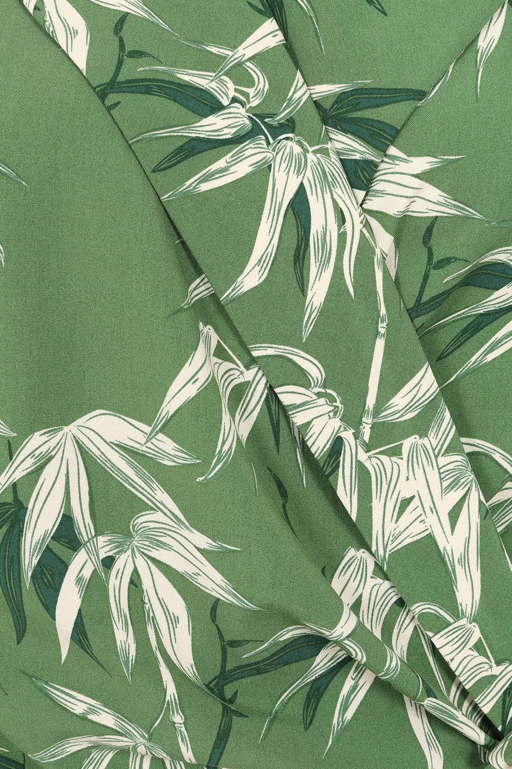 Tiki Tallulah Wrap Blouse in Green