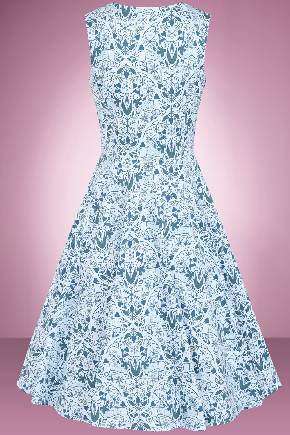 ‘Dachshund Through the Snow’ Swing Dress PRE ORDER