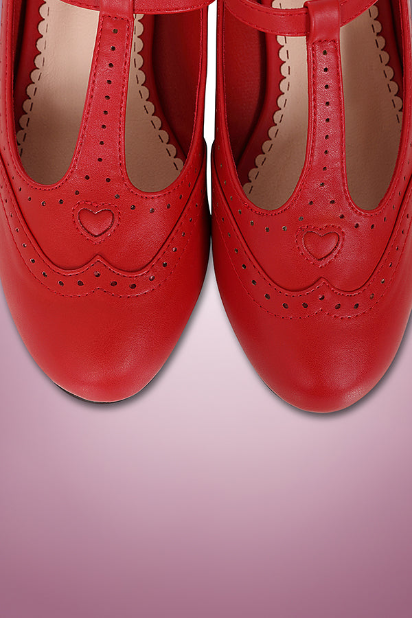 Betty Brogues Red