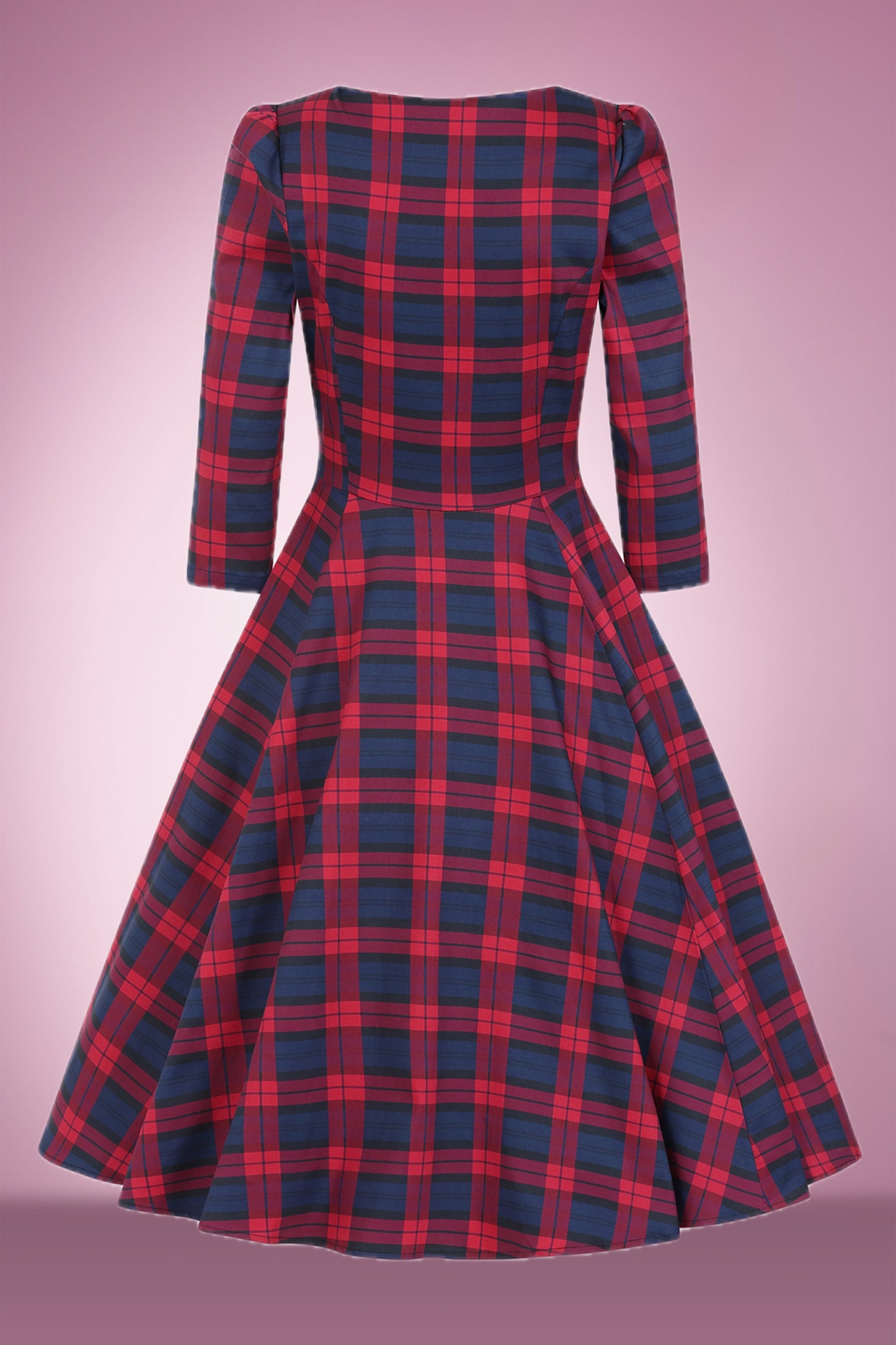 Trudy Tartan Teaser Swing Dress