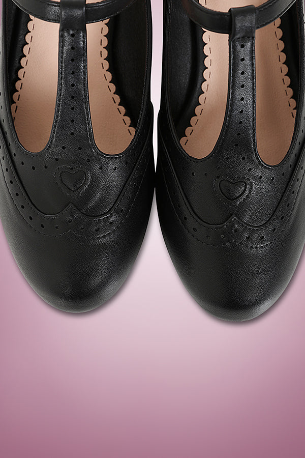 Betty Brogues in Black