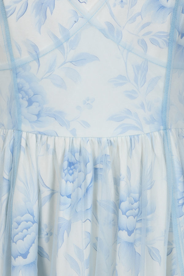 Porcelain Swing Dress