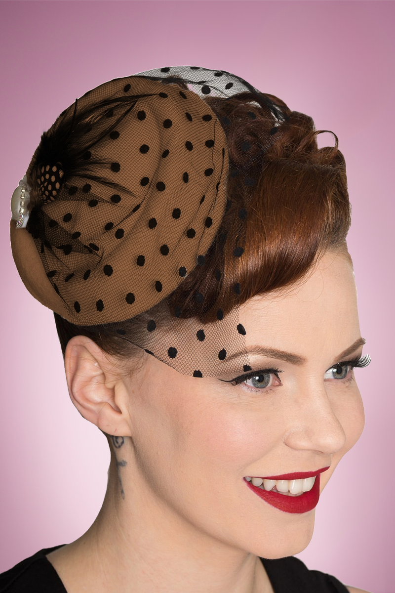 Fiona Fascinator in Caramel Product Photo