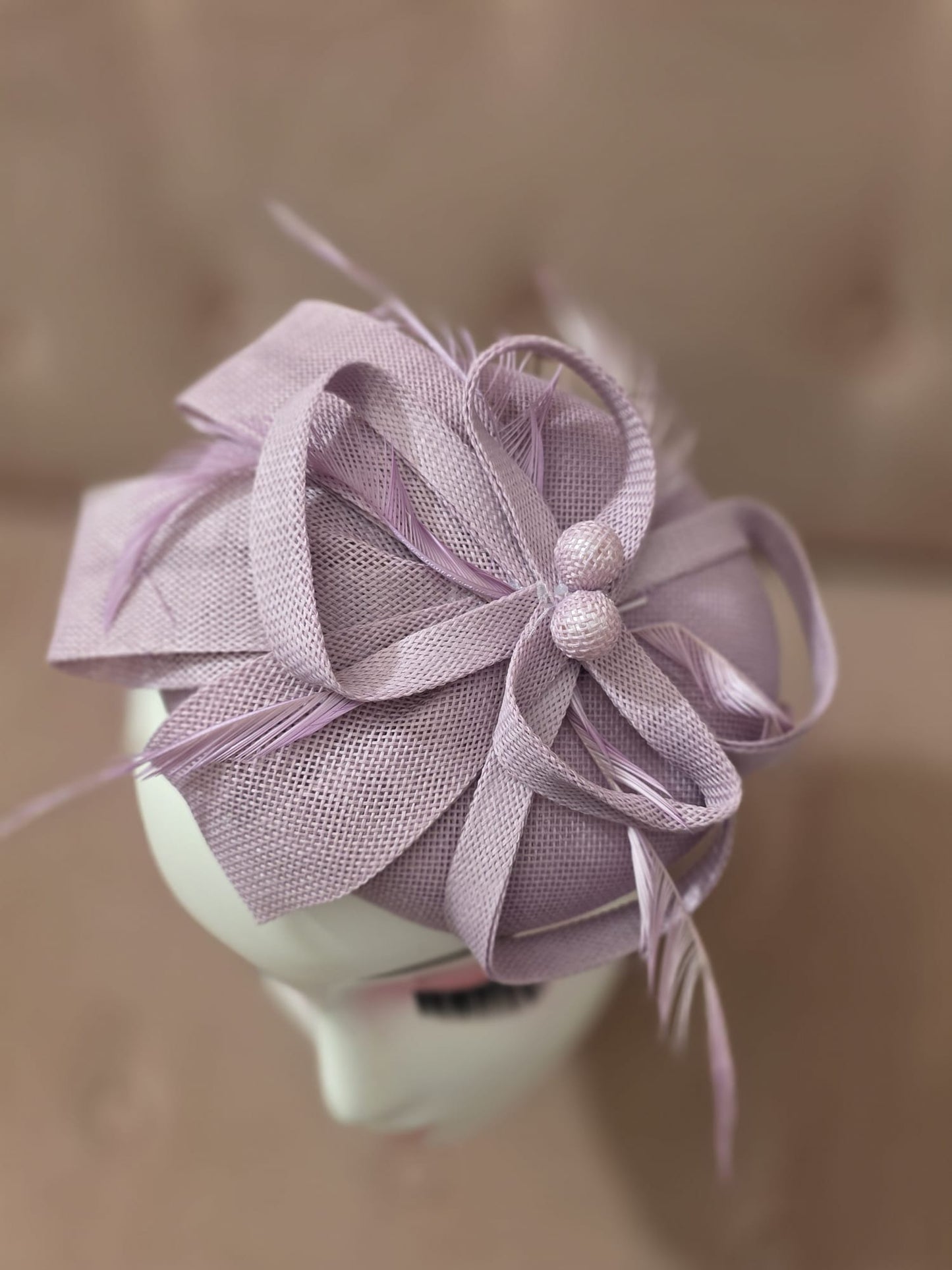 Maria Fascinator - lavender lilac