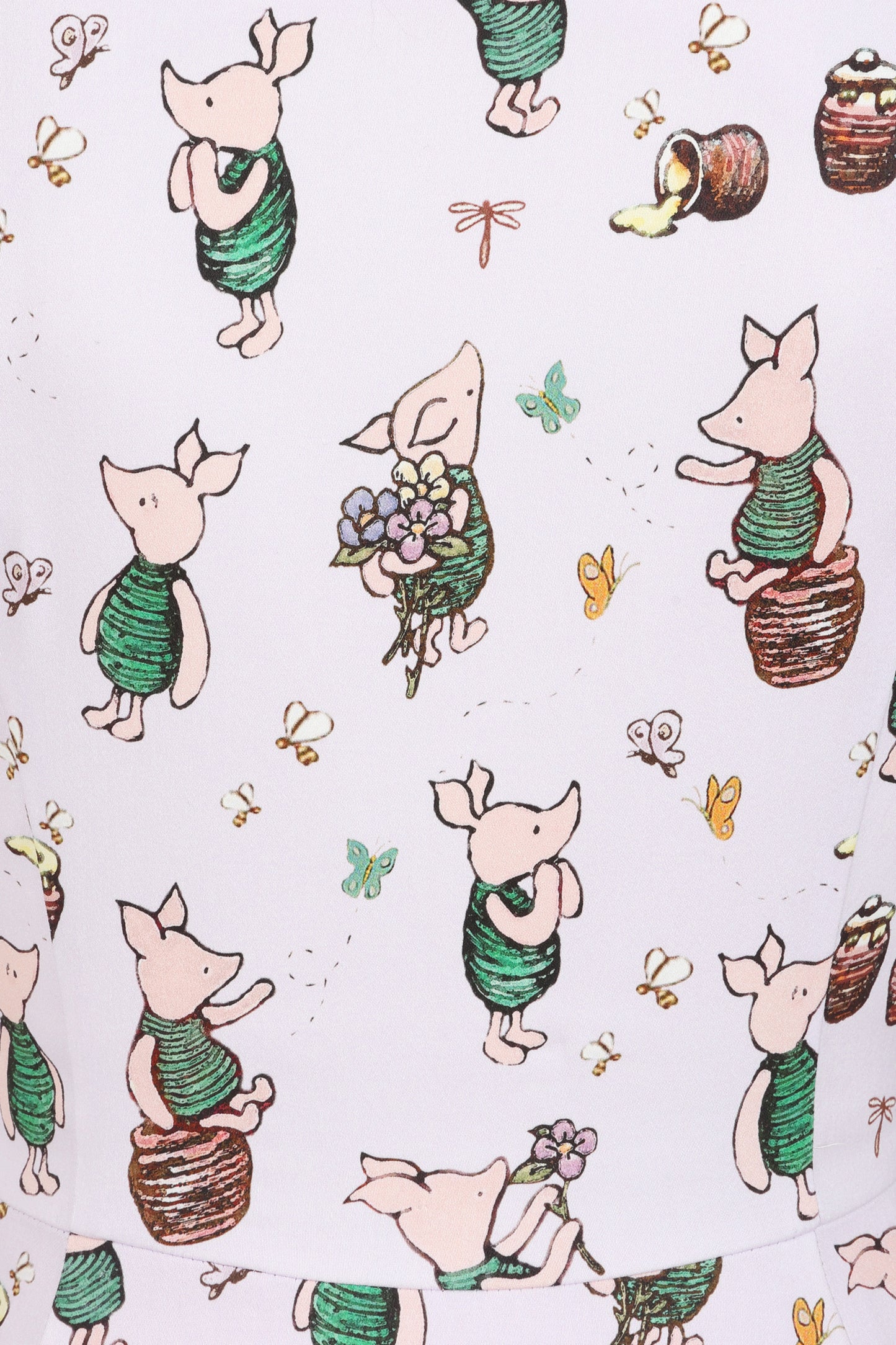 Lavender Piglet Swing Dress