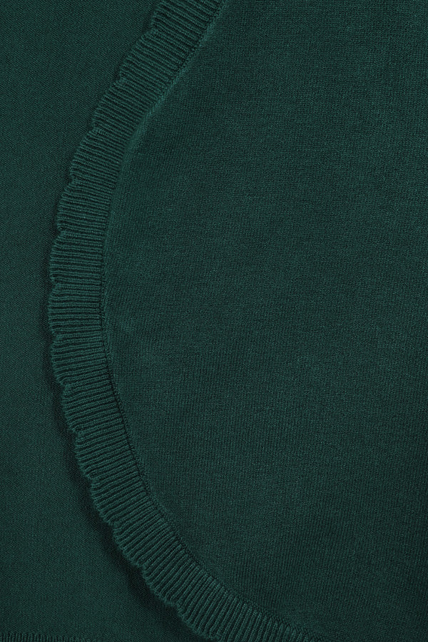 Forest Green Briony Bolero Close-up of Detail