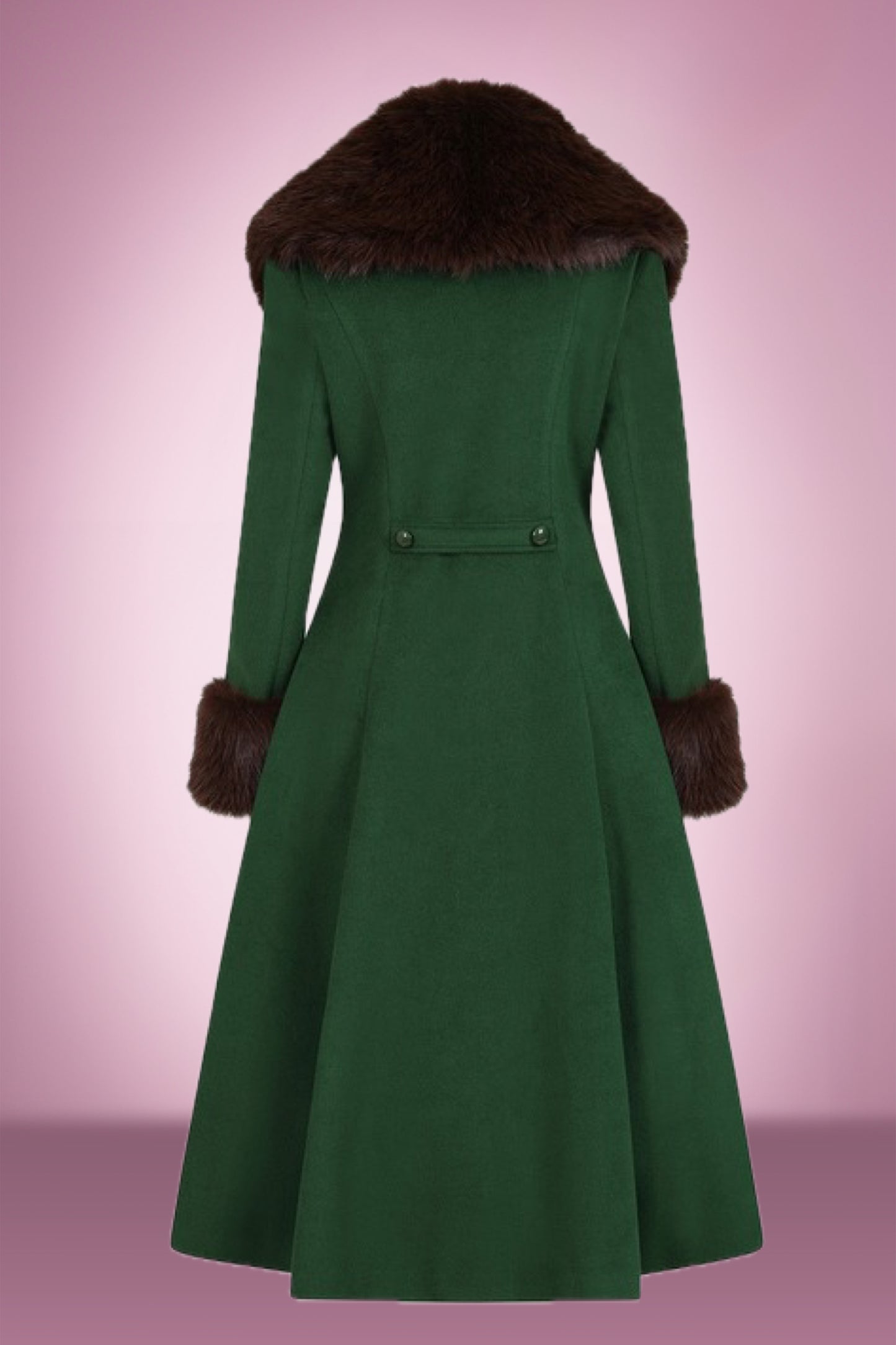 Green Ginger Swing Coat