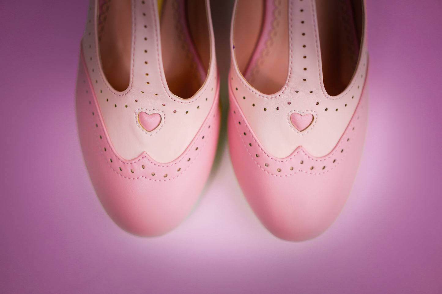 Betty Brogues in Pink Top Photo