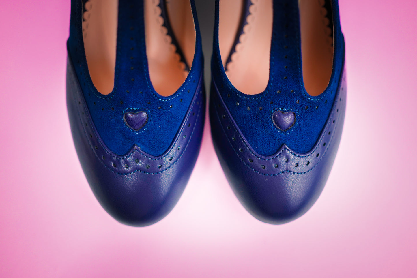 Betty Brogues in Navy Top Photo