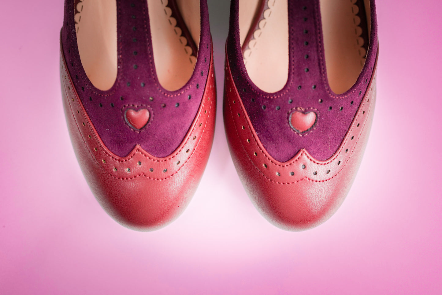 Betty Brogues Burgundy Top Photo
