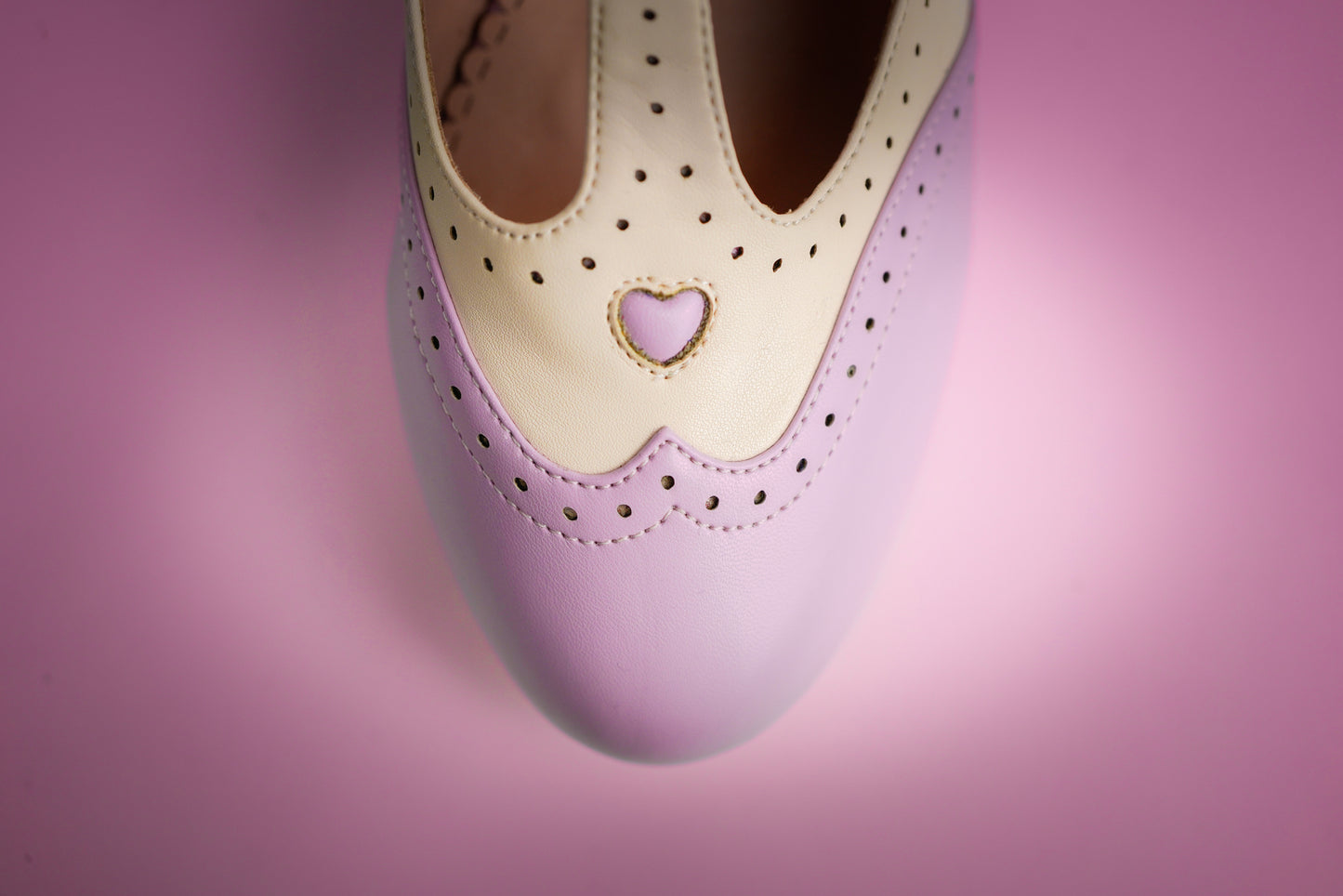 Betty Brogues in Lilac Top Photo