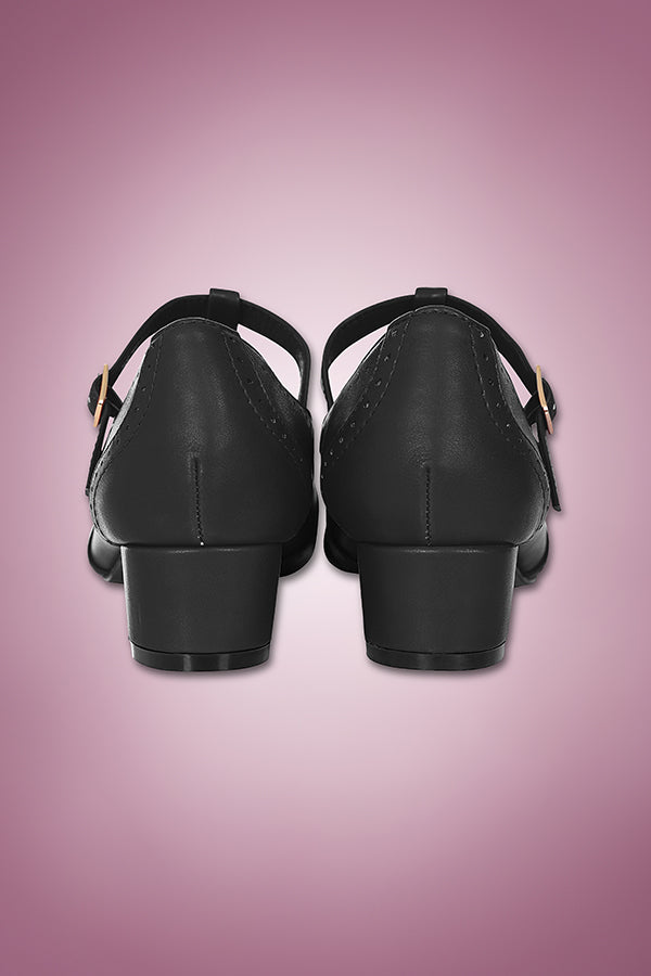 Betty Brogues in Black