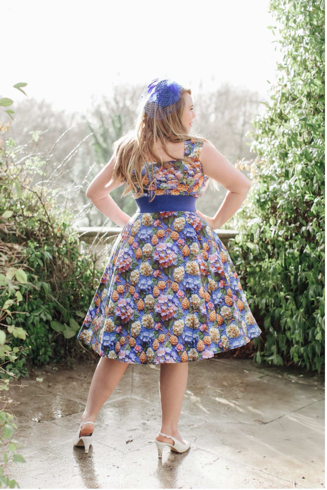 Hydrangea Heirloom Swing Dress
