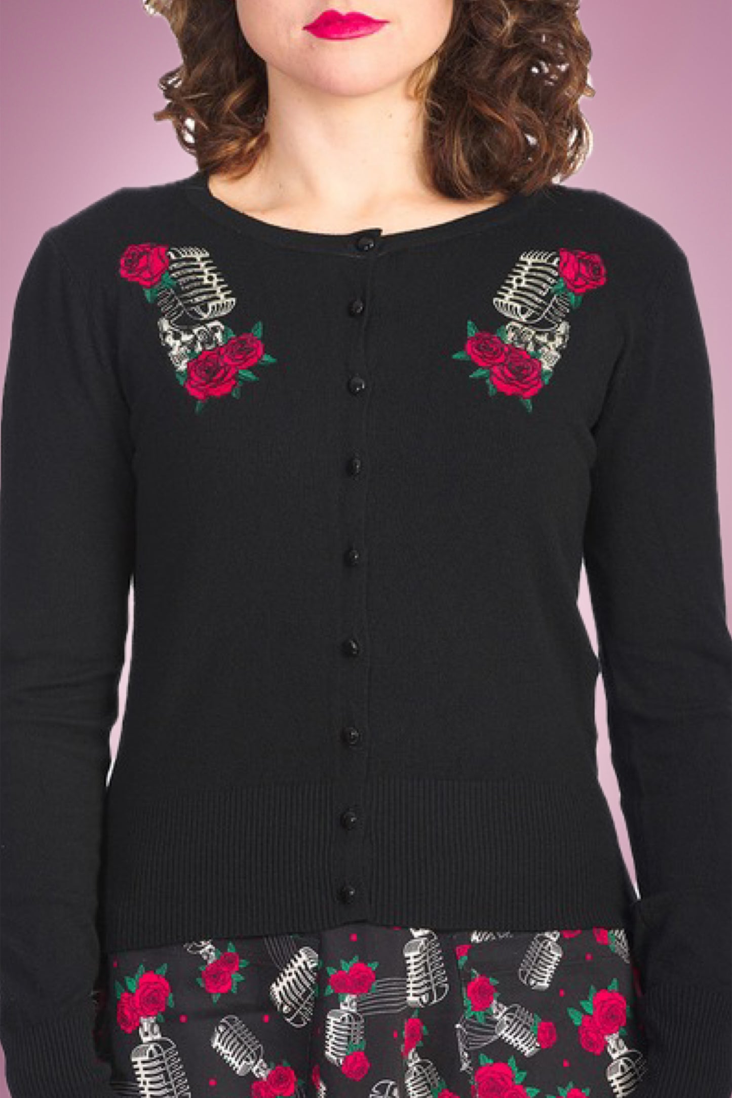 Roses “n” Skulls Cardigan