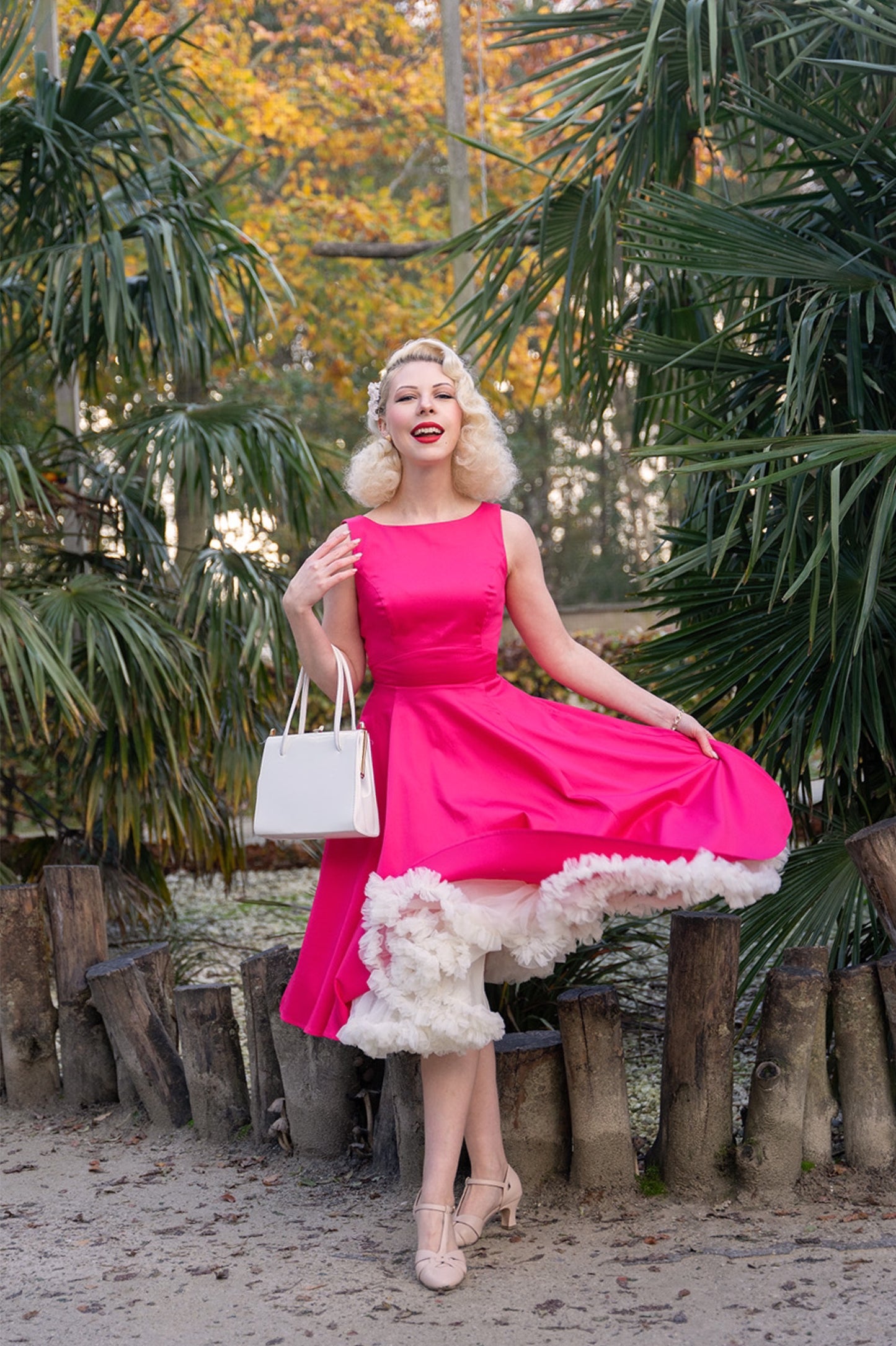 Ravishing Pink Swing Dress