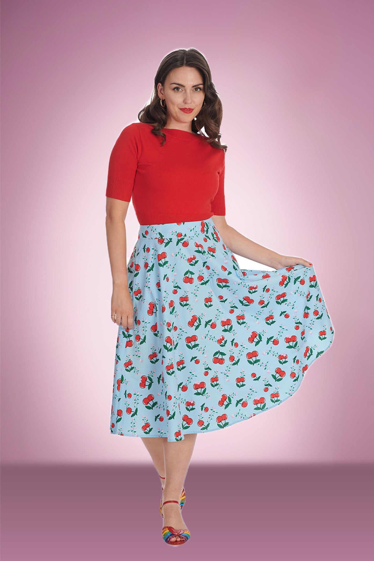 Playful Cherry Skirt
