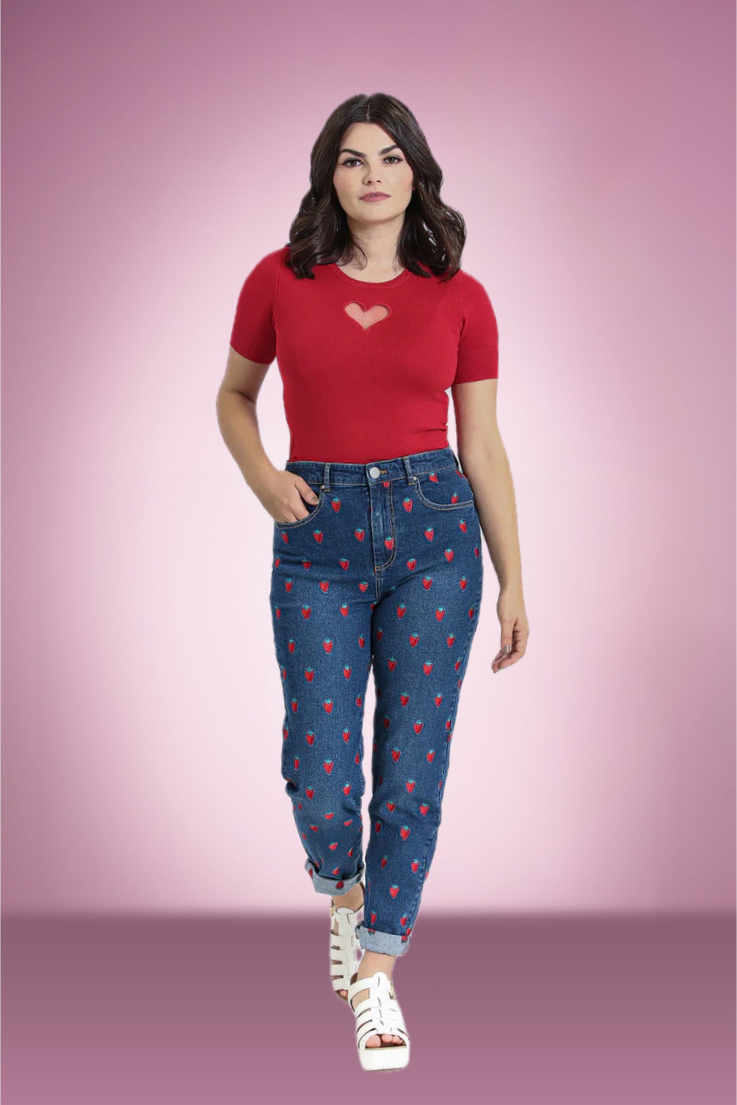 HB strawberry jeans