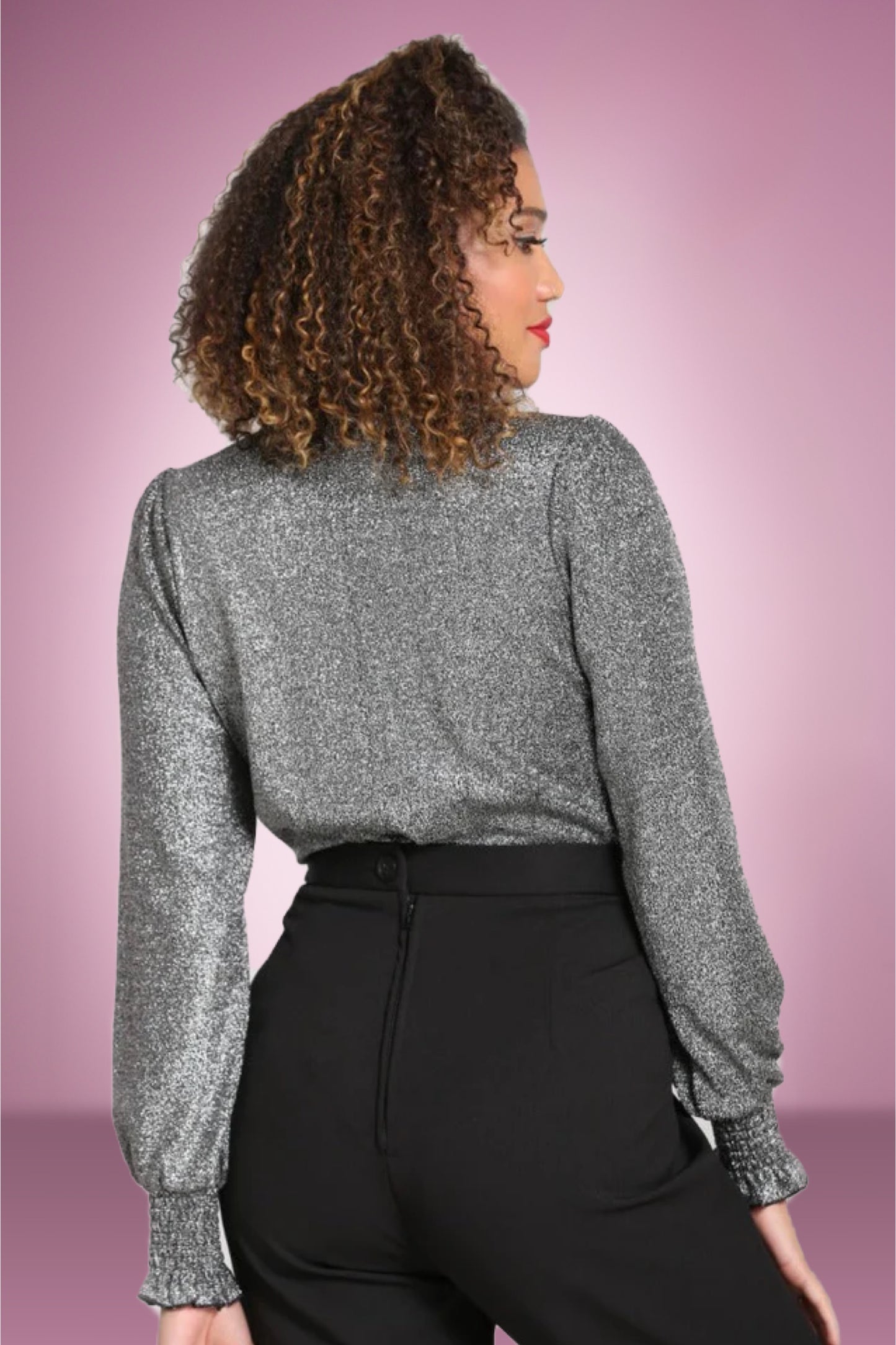 Beau Silver Shimmer Blouse