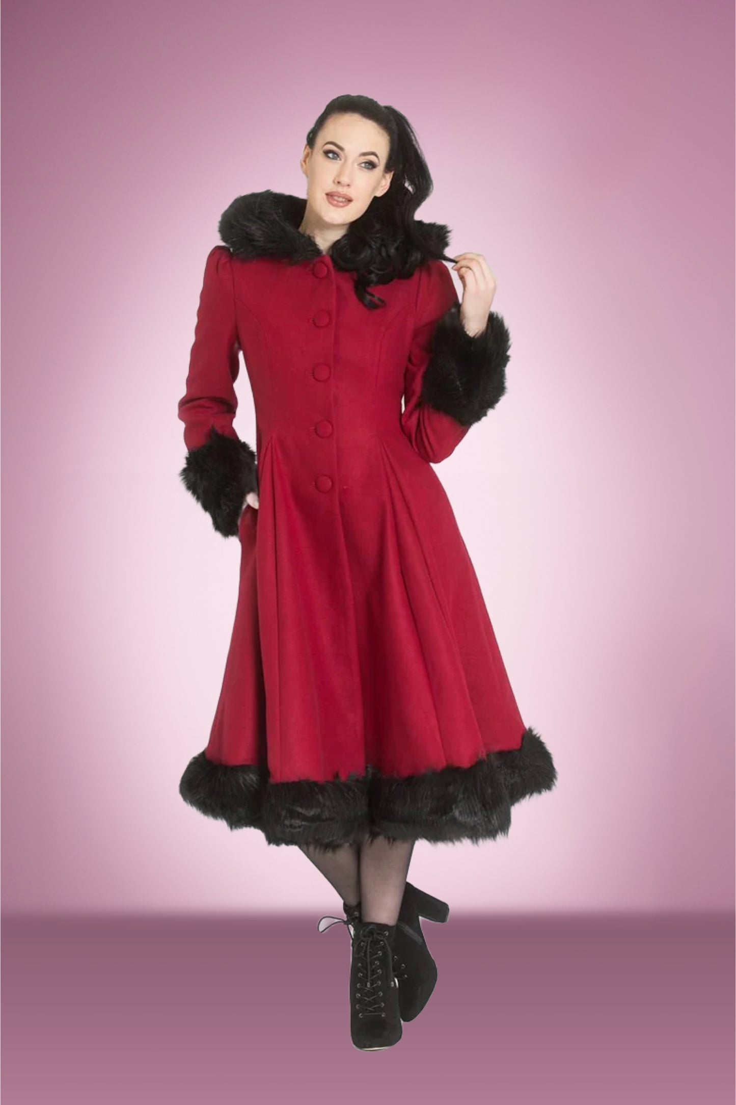 Red Riding Hood Swing Coat