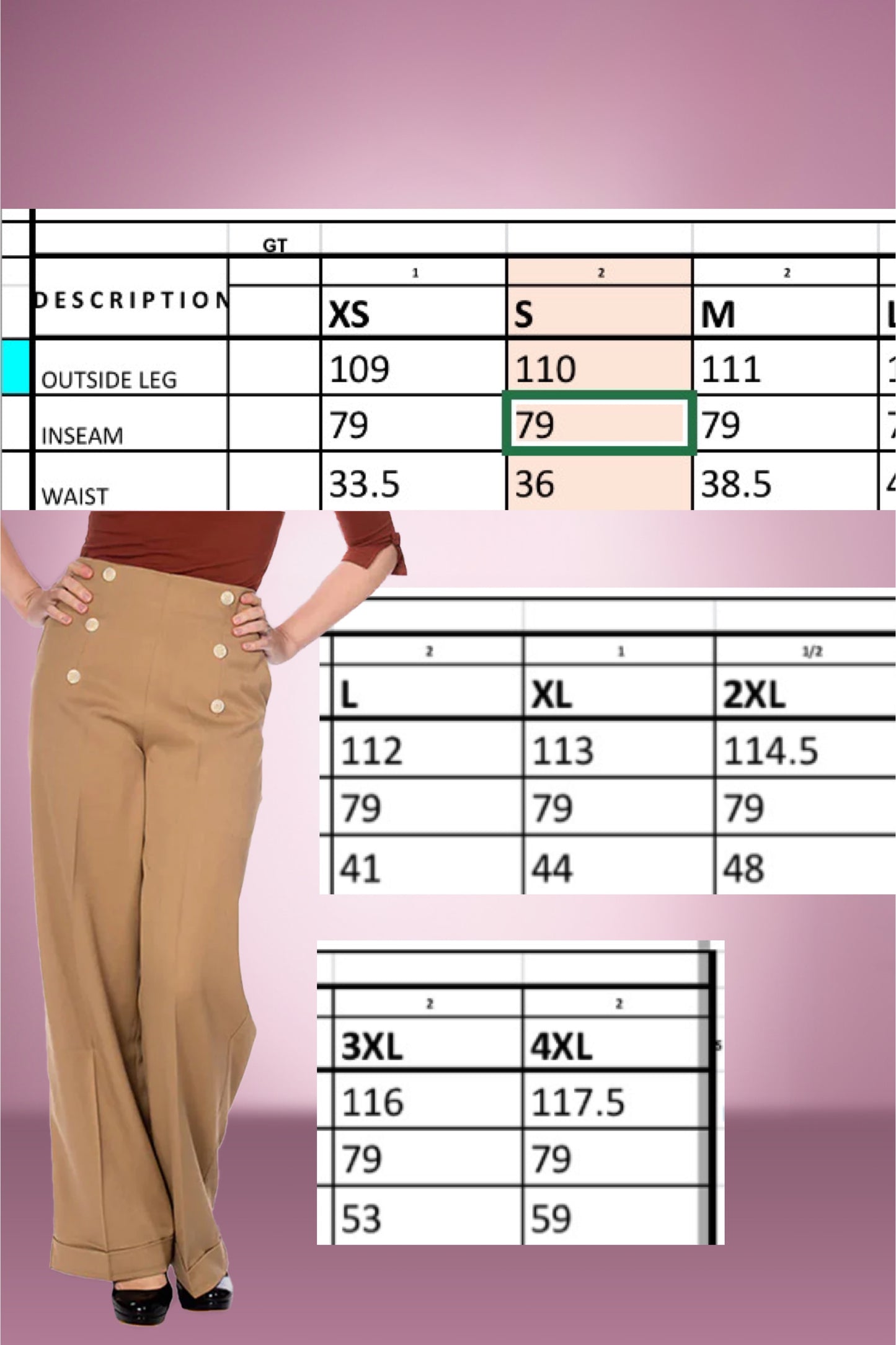 High Flyer Button Swing Pant in Grey