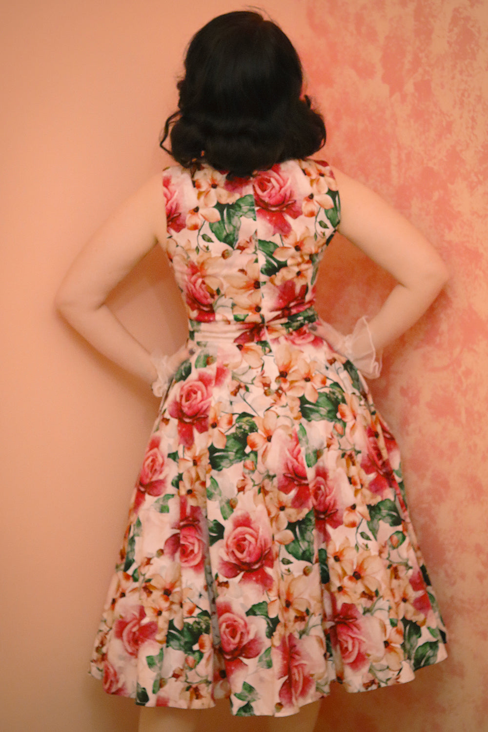 Gracious Floral Swing Dress