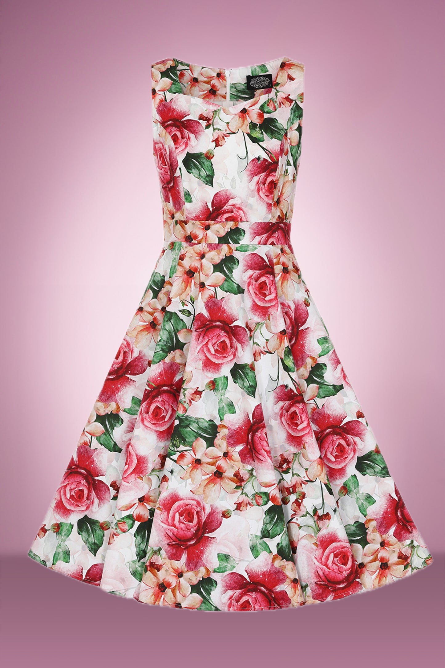 Gracious Floral Swing Dress