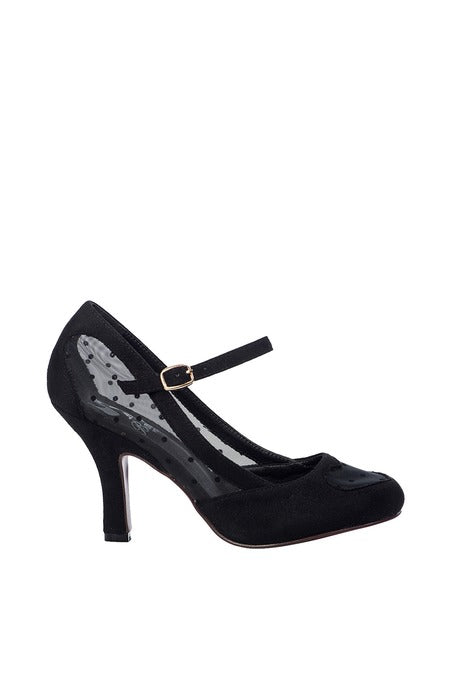 Bonnie Black Heart Shoe