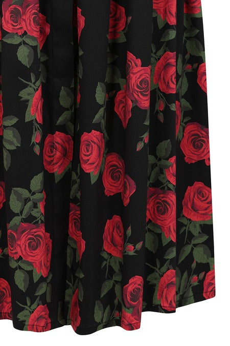 Aurora Rose Swing Skirt