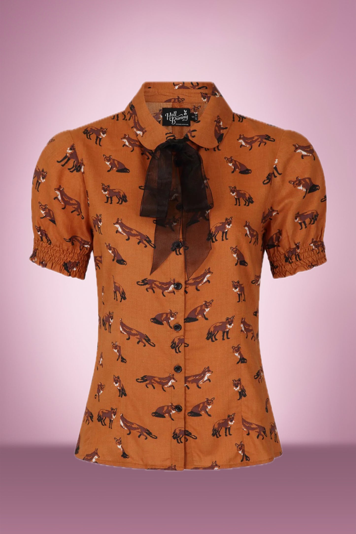 Foxy Blouse in Brown