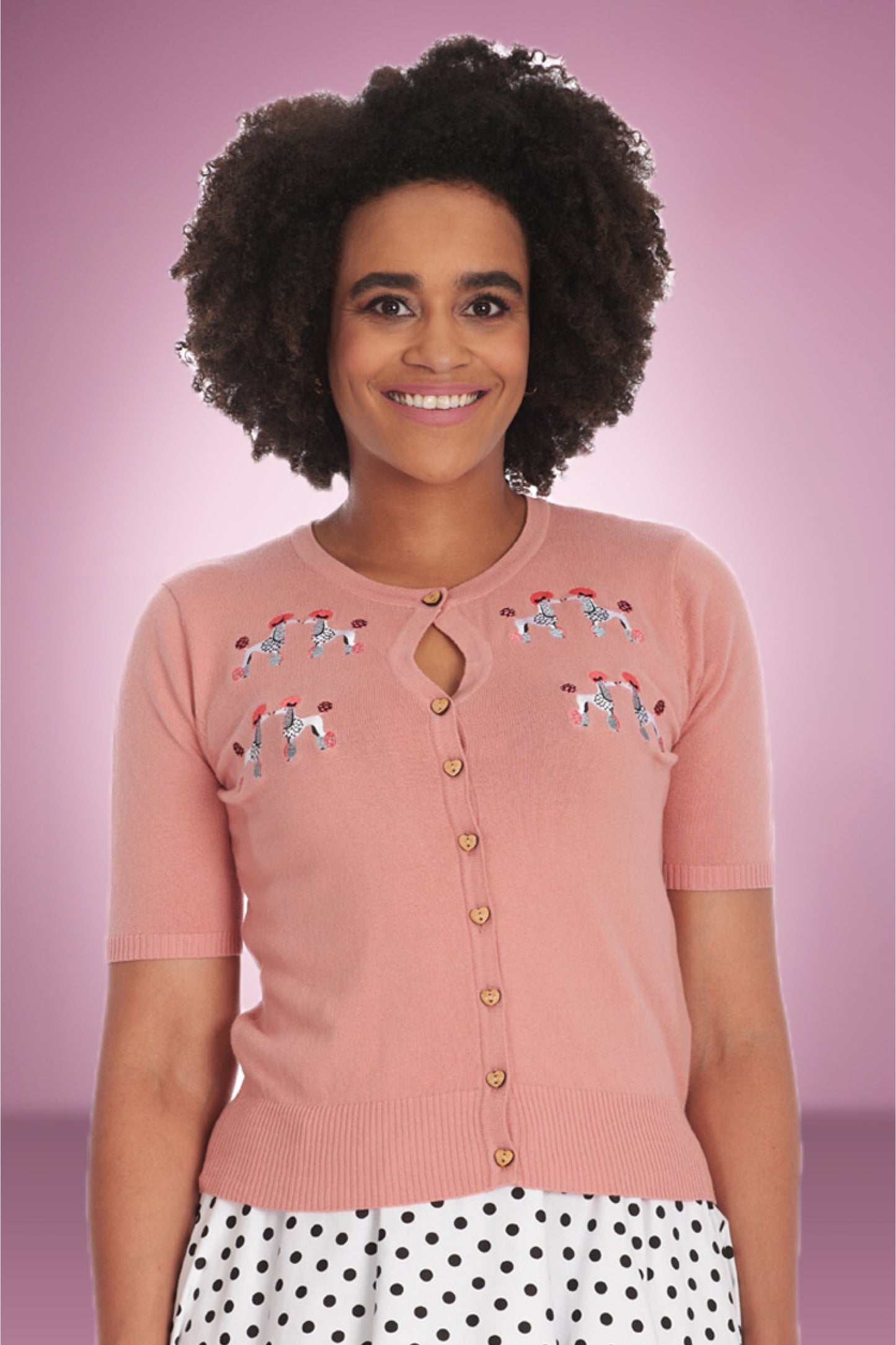 Poodle perfect Cardi
