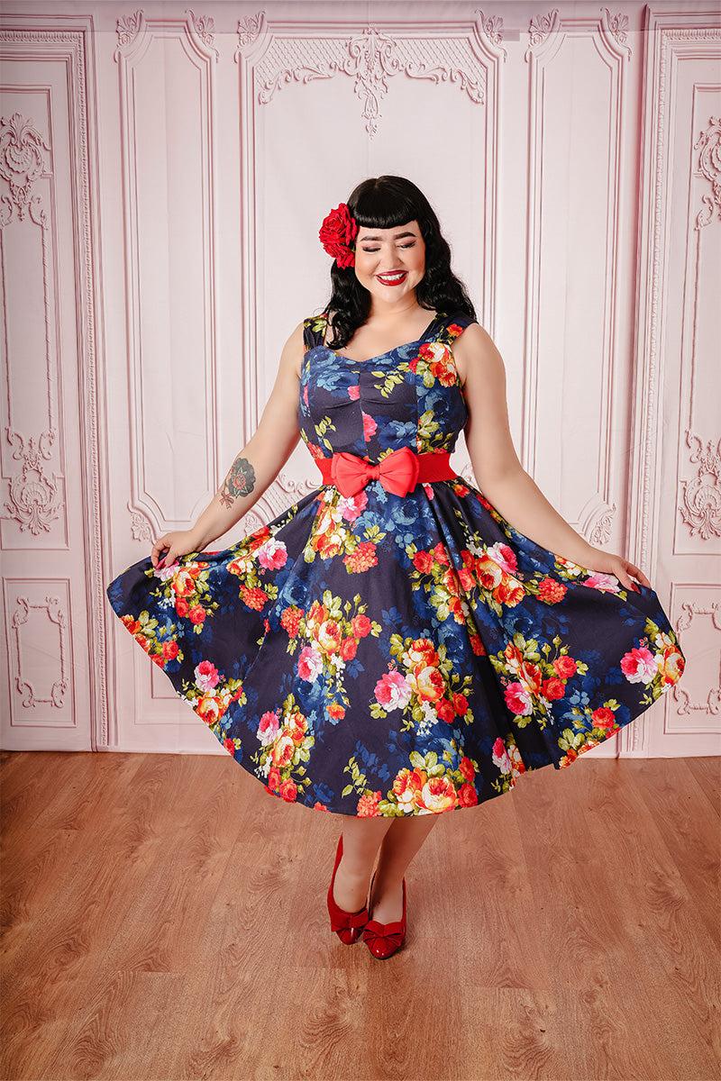 Jutty Rose Swing Dress