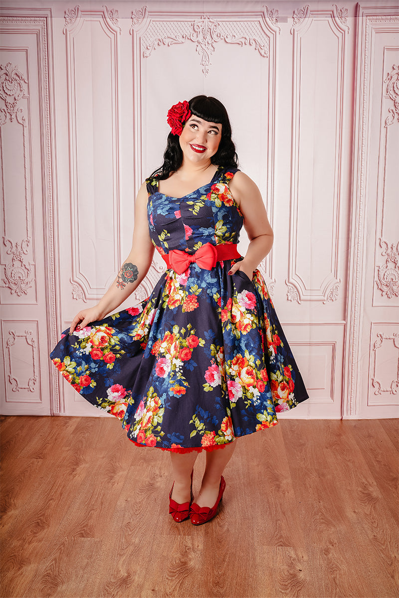Jutty Rose Swing Dress
