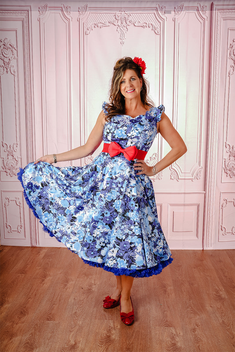 Betty Swing Dress on Model Photo