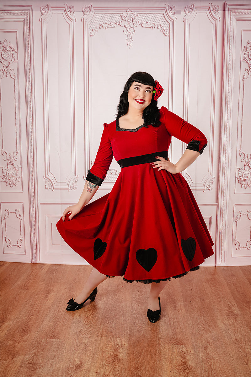 Queen of Hearts Swing Dress