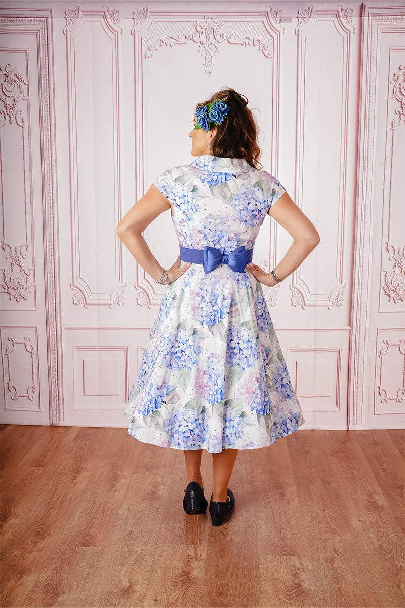 Cordelia Swing Dress on Model Rear View