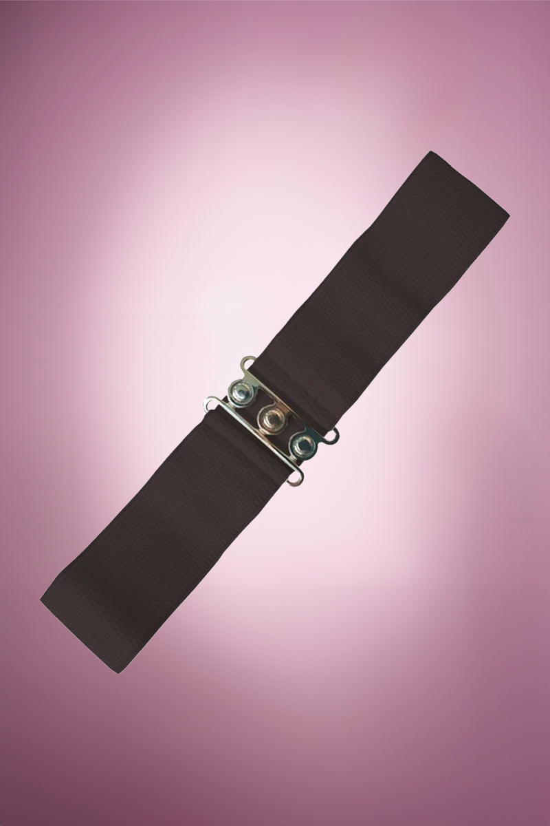 Prunella Plain Belt - Dark Brown