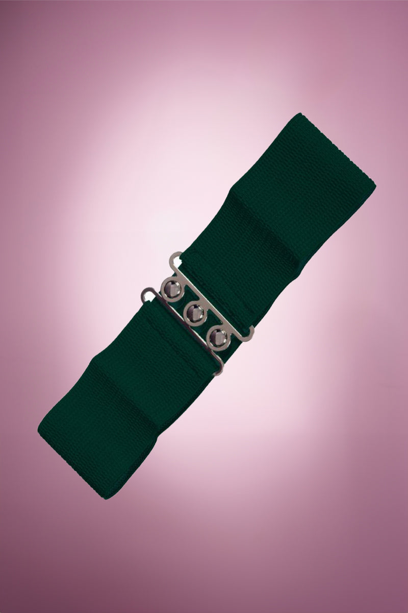 Prunella Plain Belt - Forest Green