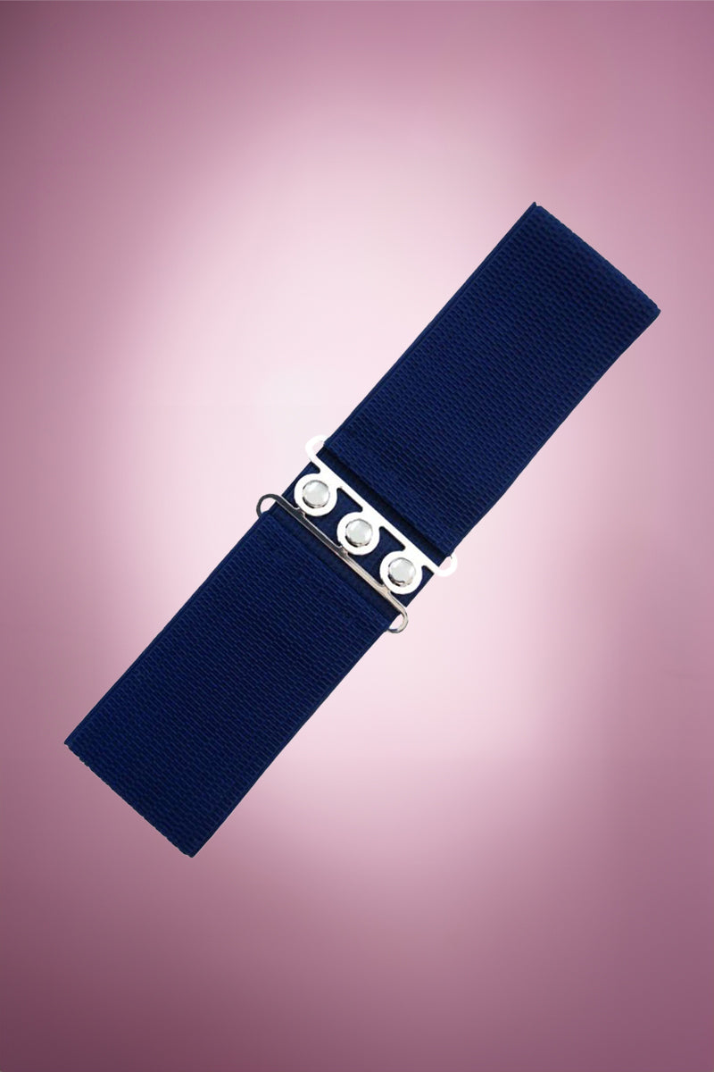 Prunella Plain Belt - Navy