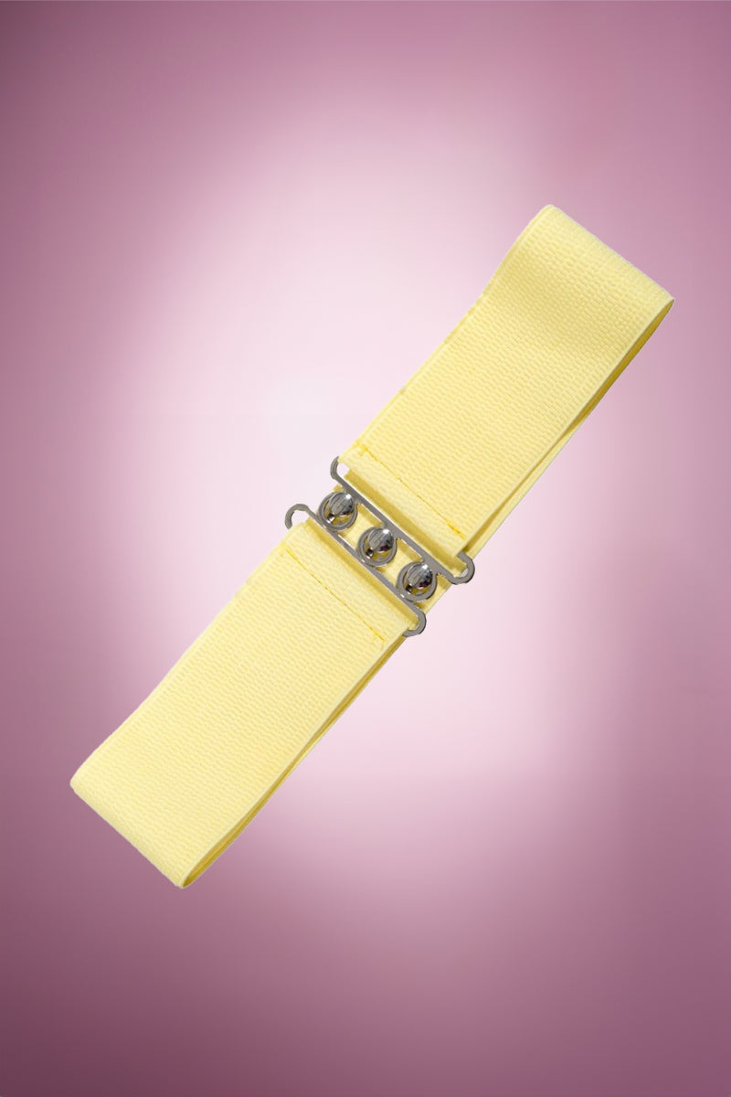 Prunella Plain Belt - Lemon