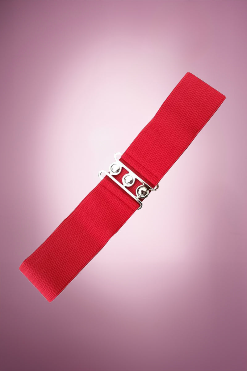Prunella Plain Belt - Red
